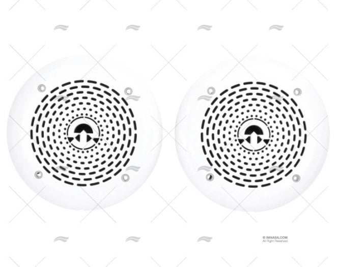 PAIR OF SPEAKERS WHITE  80W 160mm RIVIERA