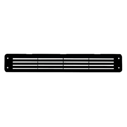 Attwood Vent-black Flush Louvered (Poly Bag)