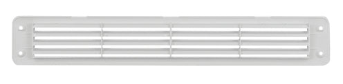 Attwood Vent-white Flush Louvered (Bulk)