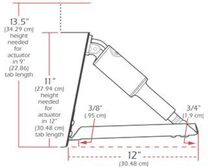 Lenco 9"x12" Standard Performance Tab Kit Without Switch