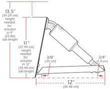 Lenco 16"x12" Standard Performance Tab Kit Without Switch