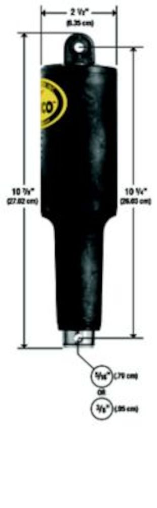 Lenco 2 1/4" Stroke "Short" XDS Actuator 6' Wire + Deutsch Connector & 5/16" Hardware 12V