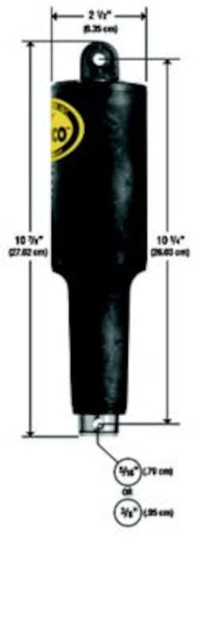 Lenco 2 1/4" Stroke "Short" XDS Actuator 6' Wire + Deutsch Connector & 3/8" Hardware 12V