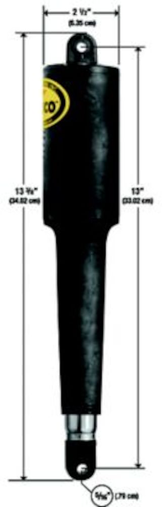 Lenco 4 1/4" Stroke Actuator W/ 6' Wire + Deutsch Connector & 5/16" Hardware 12V