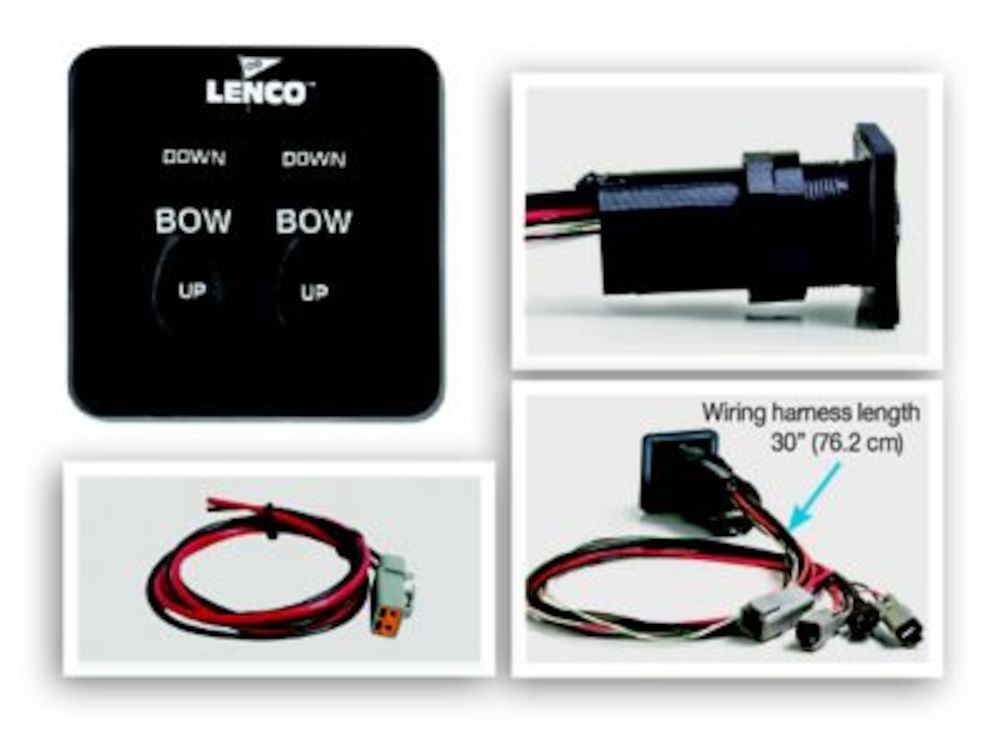 Lenco Standard Integrated Tactile Switch Kit W/ Pigtail For Single Actuator Systems - 124SSR-ISK