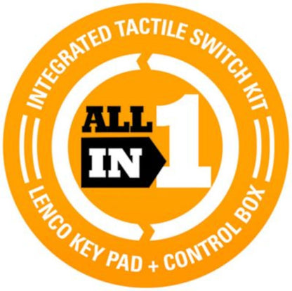 Lenco Led Indicator Integrated Tactile Switch Kit W/ Pigtail For Single Actuator Systems - 123SC-ISK