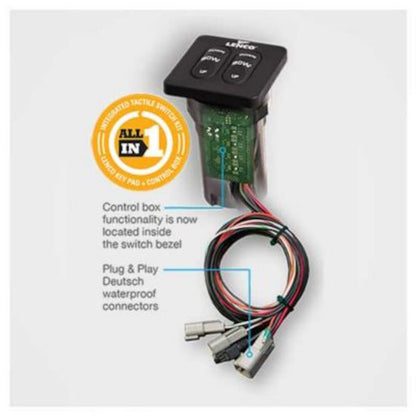 Lenco Led Indicator Integrated Tactile Switch Kit W/ Pigtail For Dual Actuator Systems - 123DR-ISK