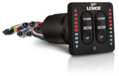 Lenco Led Indicator Integrated Tactile Switch Kit W/ Pigtail For Dual Actuator Systems - 123DR-ISK