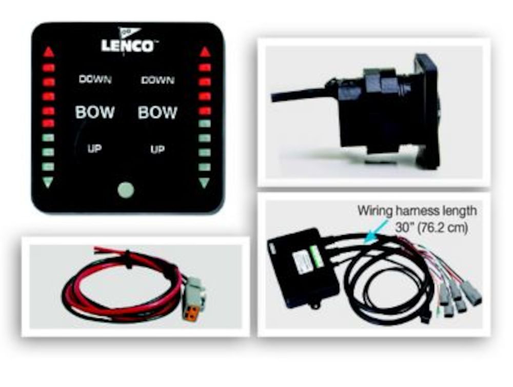 Lenco Led Indicator Two-Piece Tactile Switch Kit W/ Pigtail For Dual Actuator Systems - 123DR-V2