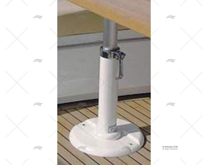 TABLE PEDESTAL ALU.BL. DEMOUNT. T240 M BESENZONI