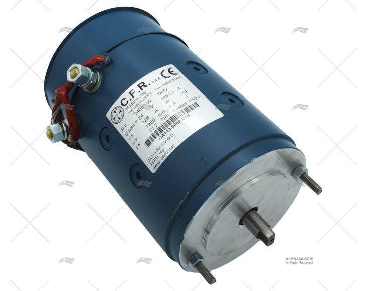 MOTOR 24v 2400W LOW FLAN(FOR CRANES) BESENZONI