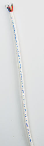 Ancor Signal Cable 20/8AWG (8x0,5mm²) White, Round 250ft