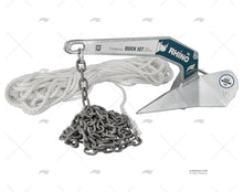 MOORING KIT RHINO 6Kg CHAIN+ROPE
