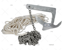 MOORING KIT TRIDENT 7,5Kg CHAIN+ROPE