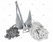 MOORING KIT DELTA 6Kg CHAIN(06)+ROPE