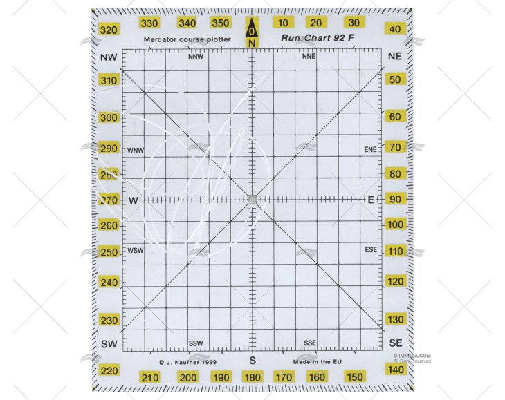 RECTANGULAR COURSE PROTRACTOR 0-360?