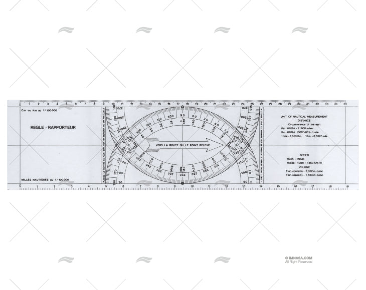 RULER FOR NAVEGATION