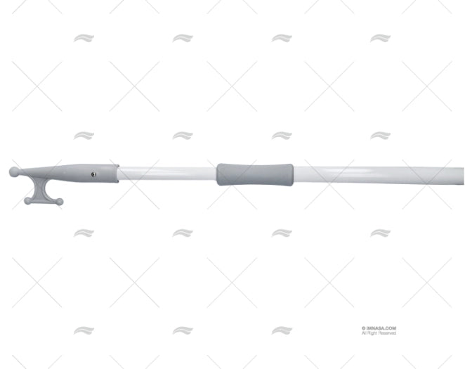WHITE TELESCOPING BOATHOOK 1200-2100mm