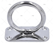 EYE PLATE W/FIXED RING SS 304 70mm