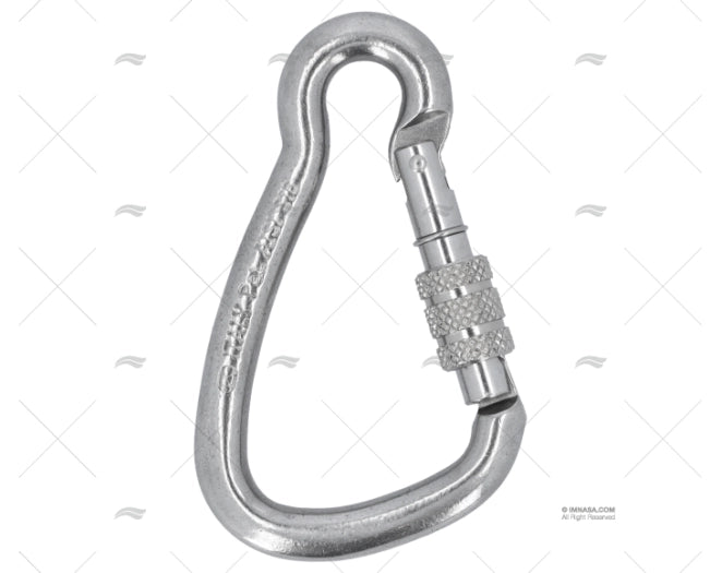 SPRING HOOK WITH LOCKING RING SS 85 KONG