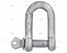 SHACKLE 'D' GALVANIZED 10mm