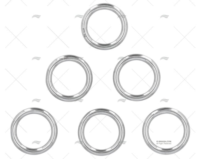O-RING SS 5x25mm (6u)