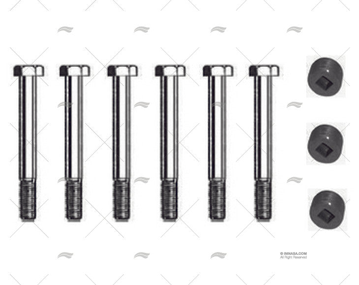 EXAUST MANIFOLD MOUNTING KIT MER V8 BARR MARINE