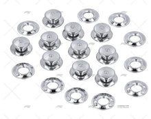 LOXX Chorme-Plated Buchse Fastener 10 Unit