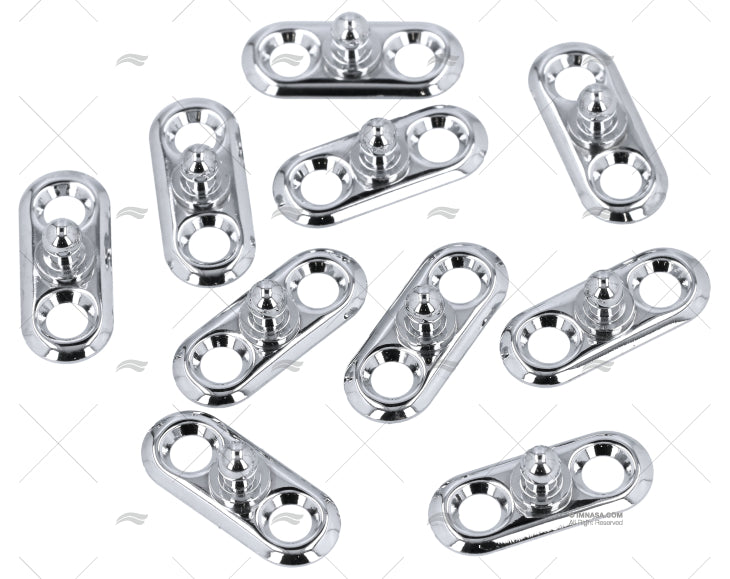 BASE MALE TENAX 27mm CHROMED BRASS LOXX