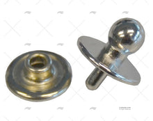 Tenax Clothe Stecker 8mm Verchromt Messing LOXX