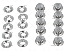 Tenax Knopf Buchse 15mm Edelstahl HD (10u) LOXX