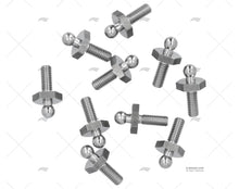 Tenax Schraube Stecker M4 x 10mm Edelstahl *(10) LOXX