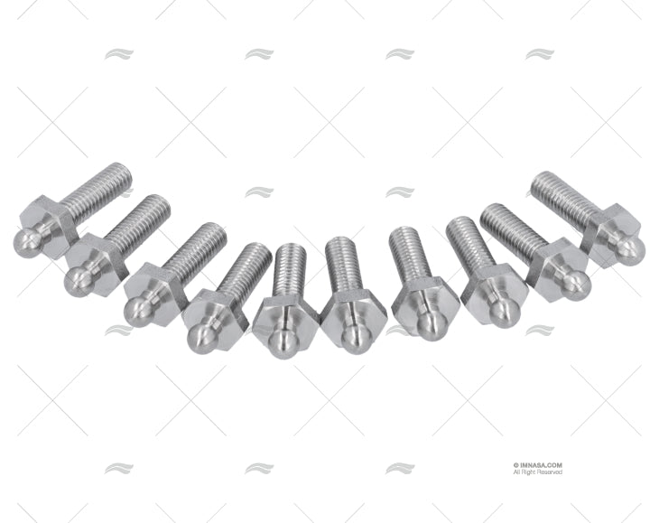 SCREW MALE TENAX M5 x 16mm SS *(10) LOXX