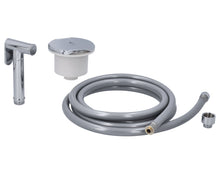 SHOWER SET W/GREY HOSE 2,5m AND BOX CHR