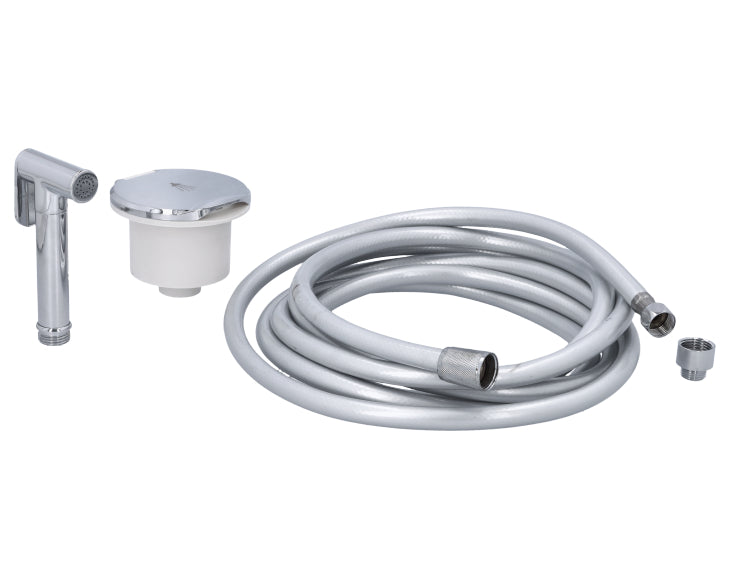 SHOWER SET W/GREY HOSE 4m AND BOX