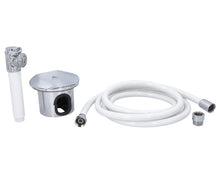 SHOWER KIT INOX W/TUBE 2,5m