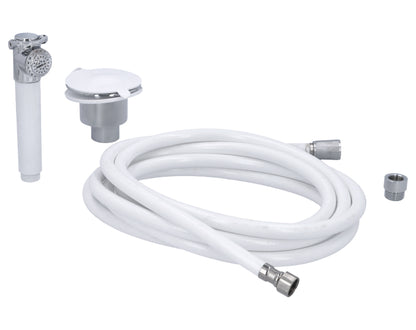 SHOWER, COMPARTMENT+HEAD+HOSE 4.0m