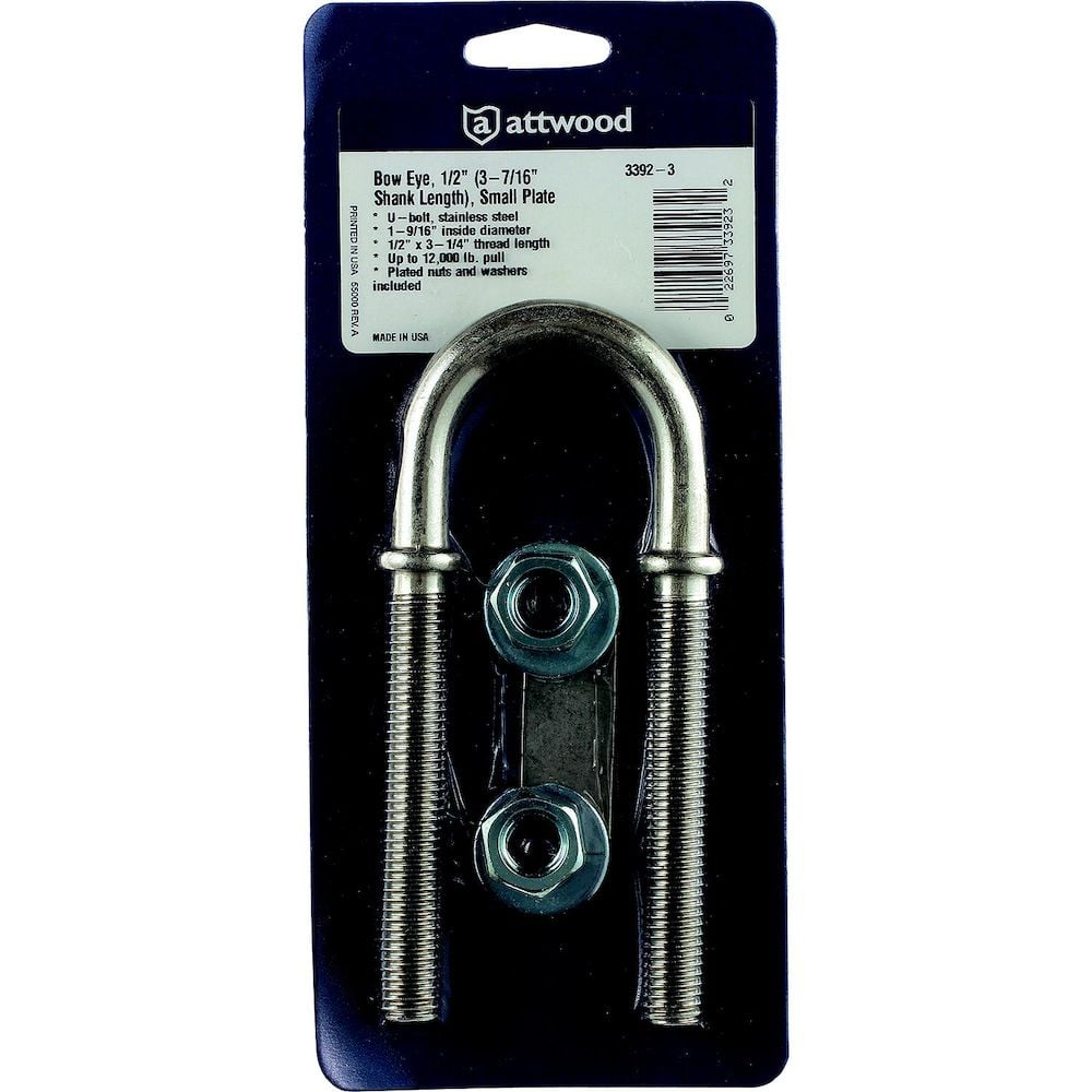 Attwood Bow Eye-u Bolt   .50