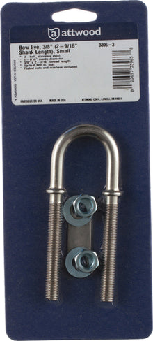 Attwood Bow Eye-u Bolt   .38 (Skin Pack)