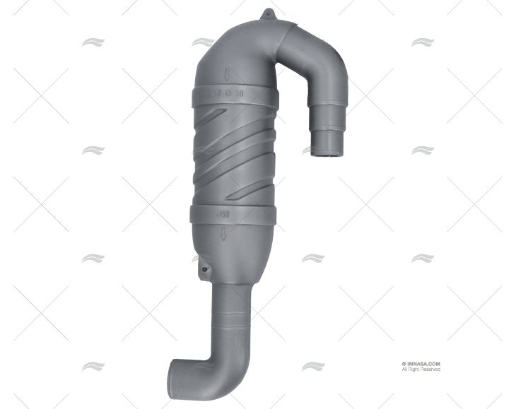 EXHAUST MUFFLER WATERLOCK 40+45+50 180?