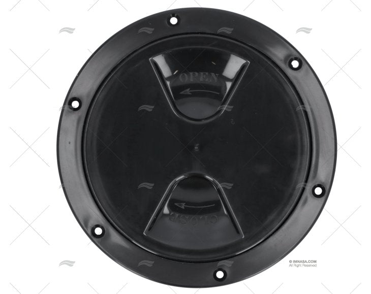 DECK PLATE, SCREW-IN 125mm BLACK