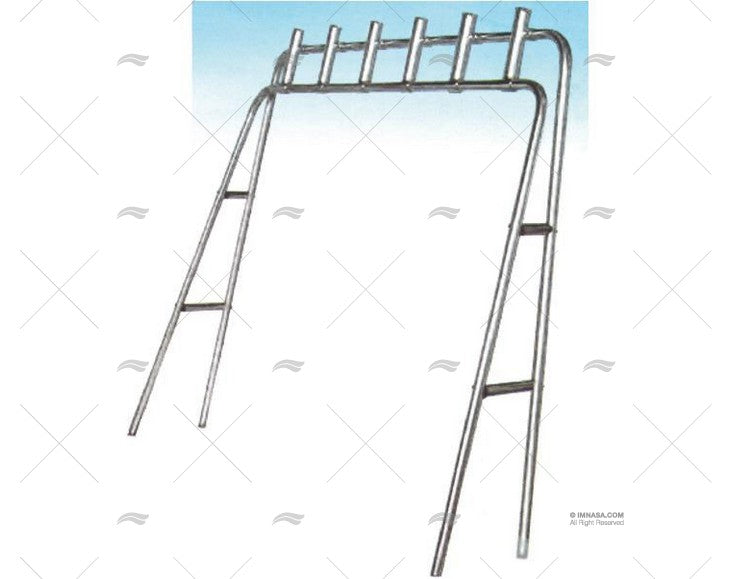 FISHING ROD HOLDER IN ALUMINIUM