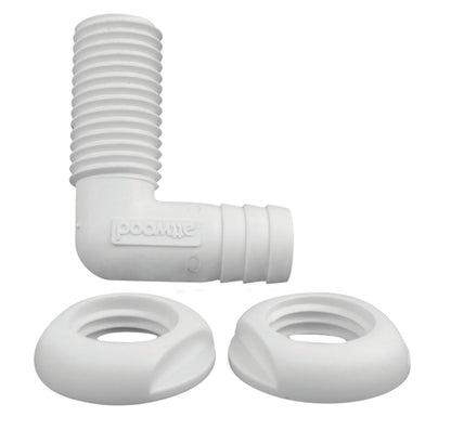 Attwood Conn-th 90d 3/4" Hose Wht (Skin Pack)