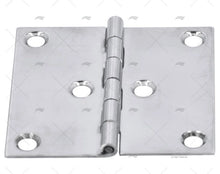 HINGE STAINLESS STEEL 76x76x2mm