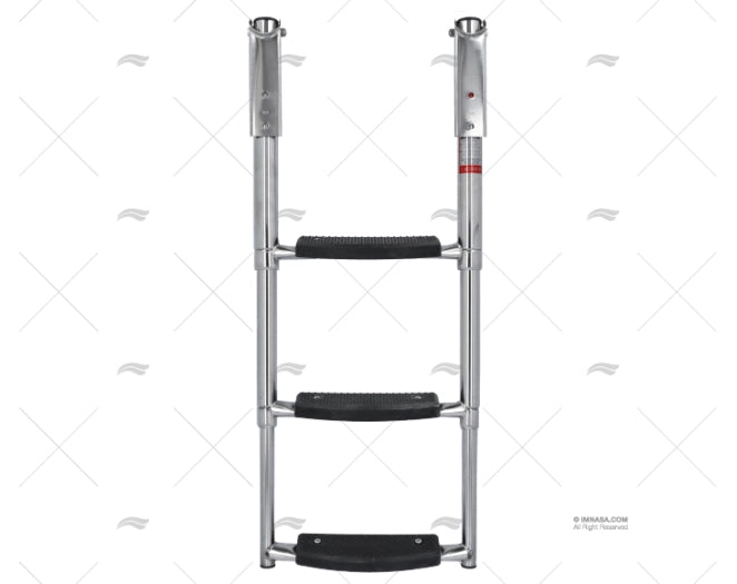 TELESCOPING DROP LADDER 3 WIDE STEPS INO