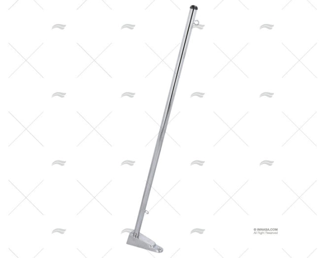 FLAG POLE 500X13mm CHROMED BRASS