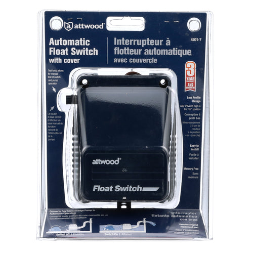 Attwood Asm-switch,float,w/cover (Clam Shell)