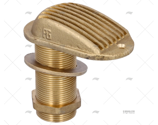BRASS WATER STRAINER 1 1/4 GUIDI