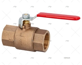 BRONCE BALL VALVE FULL FLOW 1" GUIDI