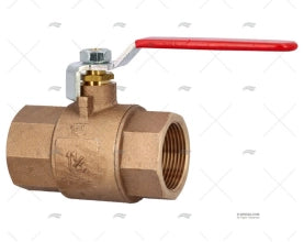 BRONCE BALL VALVE FULL FLOW 1 1/4" GUIDI